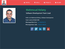 Tablet Screenshot of mahmoudkelany.com